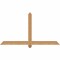 Ekena Millwork Eugene Smooth Timber Gable Bracket, Western Red Cedar, 60"W x 32"H x 3 1/2"D x 3 1/2"F, 13/12 Pitch GBW060X32X0404EUG00SWR - alternate 1
